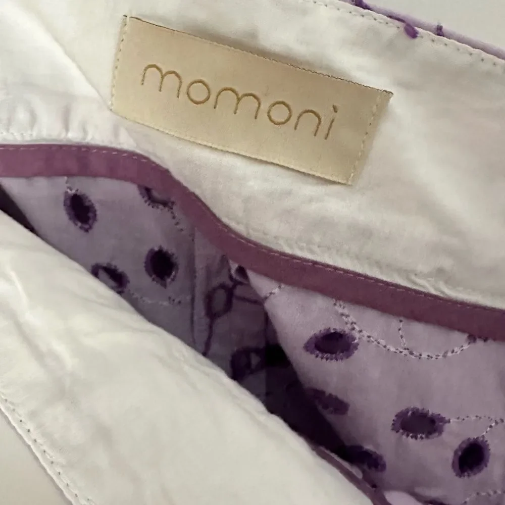 Momoni Zelda Maxi Skirt in Lilac Eyelet| Size 8 - Picture 8 of 10